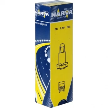 Лампа NARVA BAX1.2W B8.0-12 EBSR 24V с желтым патроном Лампа NARVA BAX1.2W B8.0-12 EBSR 24V с желтым патроном