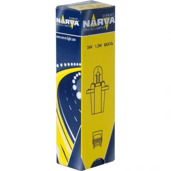 Лампа NARVA BAX1.2W B8.3d 24V с серым патроном Лампа NARVA BAX1.2W B8.3d 24V с серым патроном
