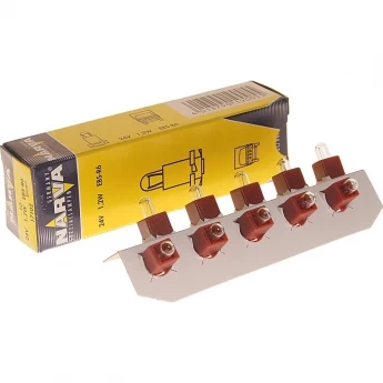 Лампа NARVA BAX1.2W EBS-R6 24V с коричневым патроном Лампа NARVA BAX1.2W EBS-R6 24V с коричневым патроном