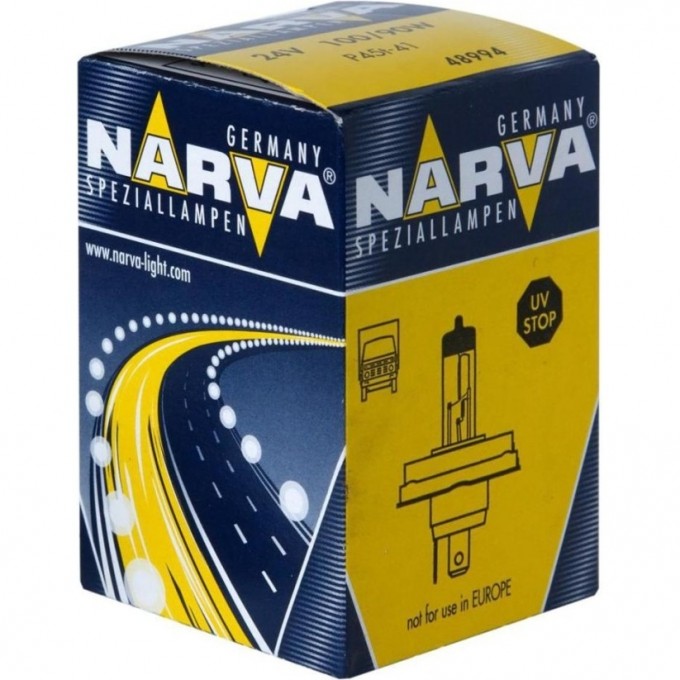 Лампа NARVA RALLYE 24V H4 100/90W P45t-41 78693438 Лампа NARVA RALLYE 24V H4 100/90W P45t-41 78693438