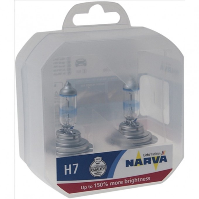 Лампа NARVA RANGE POWER 150 12V H7 55W PX26d 2 шт. 81946014 Лампа NARVA RANGE POWER 150 12V H7 55W PX26d 2 шт. 81946014
