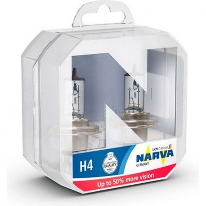 Лампа NARVA RANGE POWER 50+ 12V H4 60/55W P43t-38 бокс 2шт. 78955793 Лампа NARVA RANGE POWER 50+ 12V H4 60/55W P43t-38 бокс 2шт. 78955793