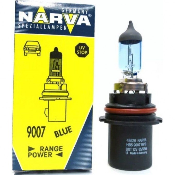 Лампа NARVA RANGE POWER BLUE+ HB5/9007 12V 96824142 Лампа NARVA RANGE POWER BLUE+ HB5/9007 12V 96824142