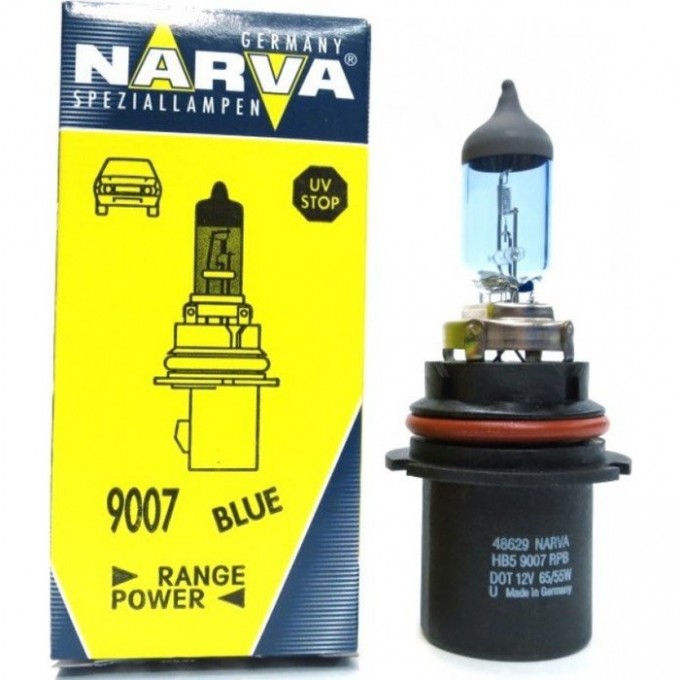 Лампа NARVA RANGE POWER BLUE+ HB5 9007 65/55W 12V NVC1 PX29t 82570628 Лампа NARVA RANGE POWER BLUE+ HB5 9007 65/55W 12V NVC1 PX29t 82570628