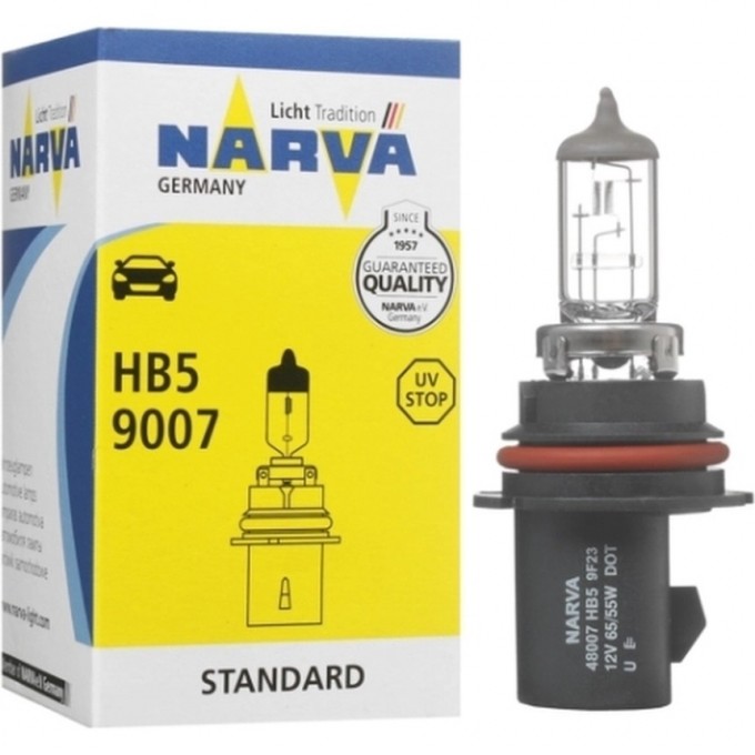 Лампа NARVA STANDARD 12V HB5 9007 65/55W PX29t 81946033 Лампа NARVA STANDARD 12V HB5 9007 65/55W PX29t 81946033
