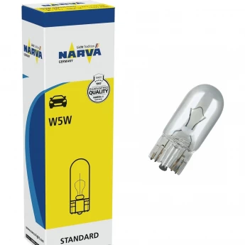 Лампа NARVA STANDARD 12V W5W 5W W2.1x9.5d