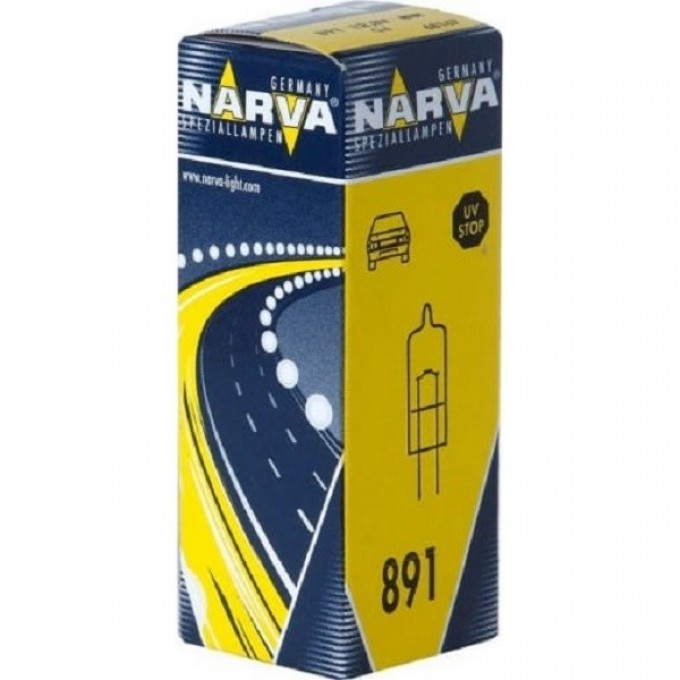 Лампа NARVA STANDARD 891 12.8V 8W G4 47380908 Лампа NARVA STANDARD 891 12.8V 8W G4 47380908
