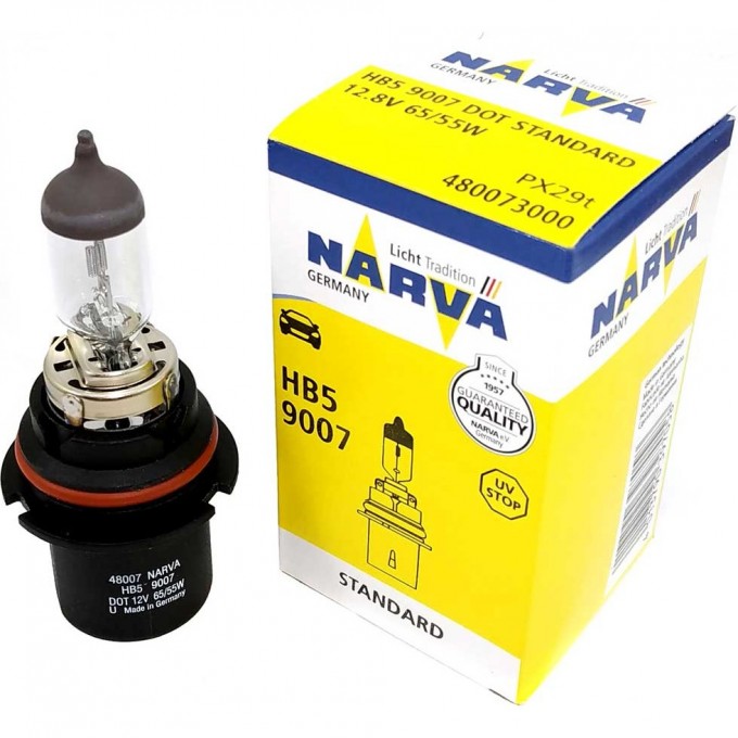 Лампа NARVA STANDARD HB5 12V 65 55W PX29t 117111422 Лампа NARVA STANDARD HB5 12V 65 55W PX29t 117111422