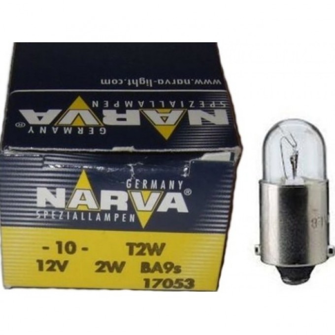 Лампа NARVA T2W BA9s 12V 2W 36253714 Лампа NARVA T2W BA9s 12V 2W 36253714